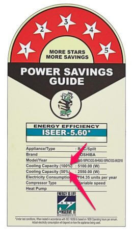 EER Rating